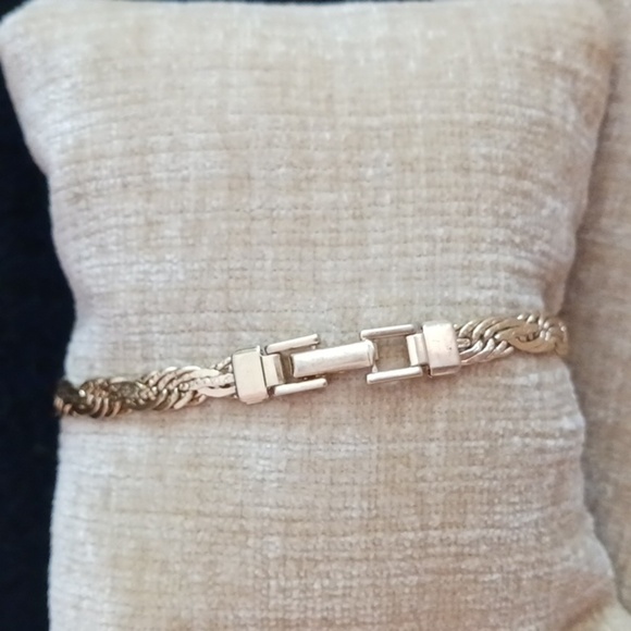 Multi Woven Gold Tone Bracelet - Picture 3 of 8